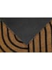 Wecon Home Kokos-Fußmatte "Modern Mania" in Hellbraun/ Schwarz