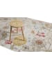 Wecon Home Indoor-/ Outdoor-Teppich "Abloom" in Creme/ Rosa/ Gelb