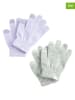 COOL CLUB 2-delige set: handschoenen grijs/paars