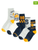 COOL CLUB 5er-Set: Socken in Dunkelblau/ Weiß