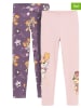 COOL CLUB 2er-Set: Leggings in Rosa/ Lila
