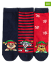 COOL CLUB 3er-Set: Socken in Rot/ Dunkelblau