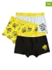 COOL CLUB 3er-Set: Boxershorts in Schwarz/ Gelb