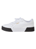 Puma Leder-Sneakers "Carina 2.0" in Weiß/ Schwarz
