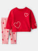 carter's 2-delige outfit lichtroze/rood