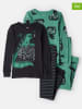 carter's 2-delige set: pyjama's groen/zwart