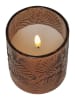 STAR Trading Ledwaskaars "Flamme Leaf" lichtbruin - (H)10 cm