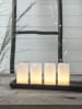 Best Season 4-delige set: led-kaarsen wit - (H)10 x Ø 5 cm