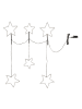 STAR Trading LED-Lichterkette "Stellas" in Schwarz - (L)80 cm