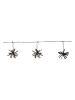 STAR Trading LED-Lichterkette "Flower Curtain" in Gold - (L)400 cm