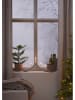 STAR Trading Fensterleuchter "Pagod" in Beige - (B)45 x (H)27 cm