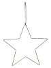 STAR Trading LED-Dekoanhänger "Mira" in Schwarz - (L)45 x (B)45 cm
