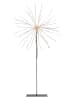 STAR Trading 3D-LED-Standstern "Firework" in Silber - (H)50 cm