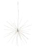 STAR Trading Wisząca gwiazda LED 3D "Firework" w kolorze srebrnym - wys. 45 cm