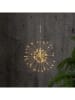 STAR Trading Wisząca gwiazda LED 3D "Firework" w kolorze srebrnym - Ø 16 cm