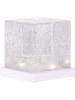 STAR Trading LED-Dekoobjekt "Frost" in Transparent - (B)10 x (H)10 cm