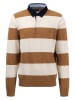FYNCH-HATTON Poloshirt in Braun/ Creme