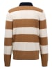 FYNCH-HATTON Poloshirt bruin/crème
