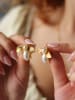 L'Atelier de Gaia Vergold. Ohrstecker mit Perlen