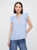 GAP Blouse lichtblauw/wit