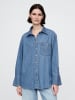 GAP Spijkerblouse blauw