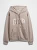 GAP Sweatjacke in Beige