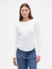 GAP Longsleeve in Weiß