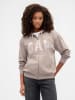 GAP Sweatjacke in Beige