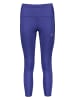 asics Legginsy funkcyjne "Distance Supply" w kolorze niebieskim