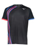 Mizuno Funktionsshirt "Shadow" in Schwarz/ Blau/ Rot