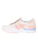 asics Leder-Laufschuhe in Creme/ Rosa/ Hellblau
