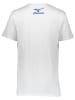 Mizuno Koszulka sportowa "Tennis Big MRB" w kolorze białym