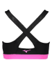 Mizuno Sportbeha zwart/paars - high