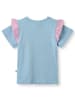 Småfolk Shirt " Meerjungfrau und Delfin" in Hellblau/ Bunt/ Rosa