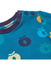 Småfolk Longsleeve "Äpfel" in Blau