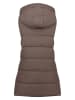 ANAPURNA Doorgestikte bodywarmer "Dolbana" bruin