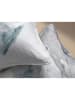Zo!Home Flanellen beddengoedset "Frostine" wit/blauw