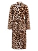 Zo!Home Badjas "Leopard" beige/bruin