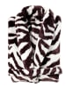 Zo!Home Szlafrok "Zebra" w kolorze biało-brązowym