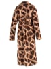 Zo!Home Szlafrok "Giraffe" w kolorze brązowo-jasnobrązowym