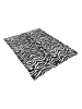Zo!Home Plaid "Zebra" zwart/wit