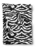 Zo!Home Plaid "Zebra" zwart/wit