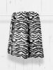 Zo!Home Plaid "Zebra" zwart/wit