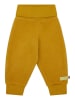 loud + proud Wełniane spodnie w kolorze żółtym
