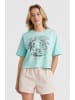 O'Neill Koszulka "Stream" w kolorze turkusowym