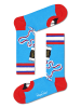 Happy Socks Socken in Hellblau/ Rot