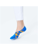 Happy Socks Voetjes "Pizza Liner" blauw/geel
