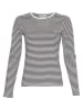 MOSS COPENHAGEN Longsleeve "Gemma Hadrea" zwart/wit