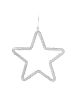 Hollybell LED-Lichtervorhang ''Star'' in Warmweiß - (L)65 x (B)100 cm
