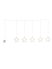 Hollybell LED-Lichtervorhang ''Star'' in Warmweiß - (L)65 x (B)100 cm